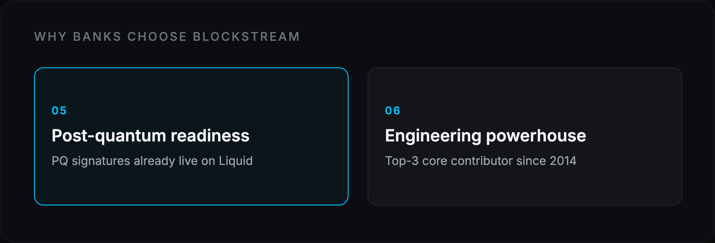 Post-quantum readiness and engineering powerhouse